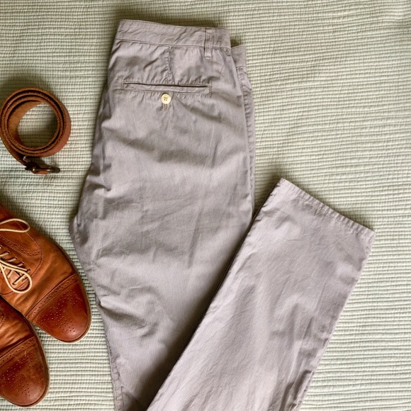 Theory Men’s Light Pinstripe Slim Pant - Picture 4 of 4